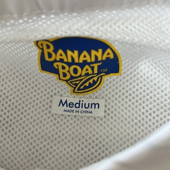 Banana boat Topsail Island North Carolina Women’s roll tab sleeve shirt size Med - Picture 4 of 13